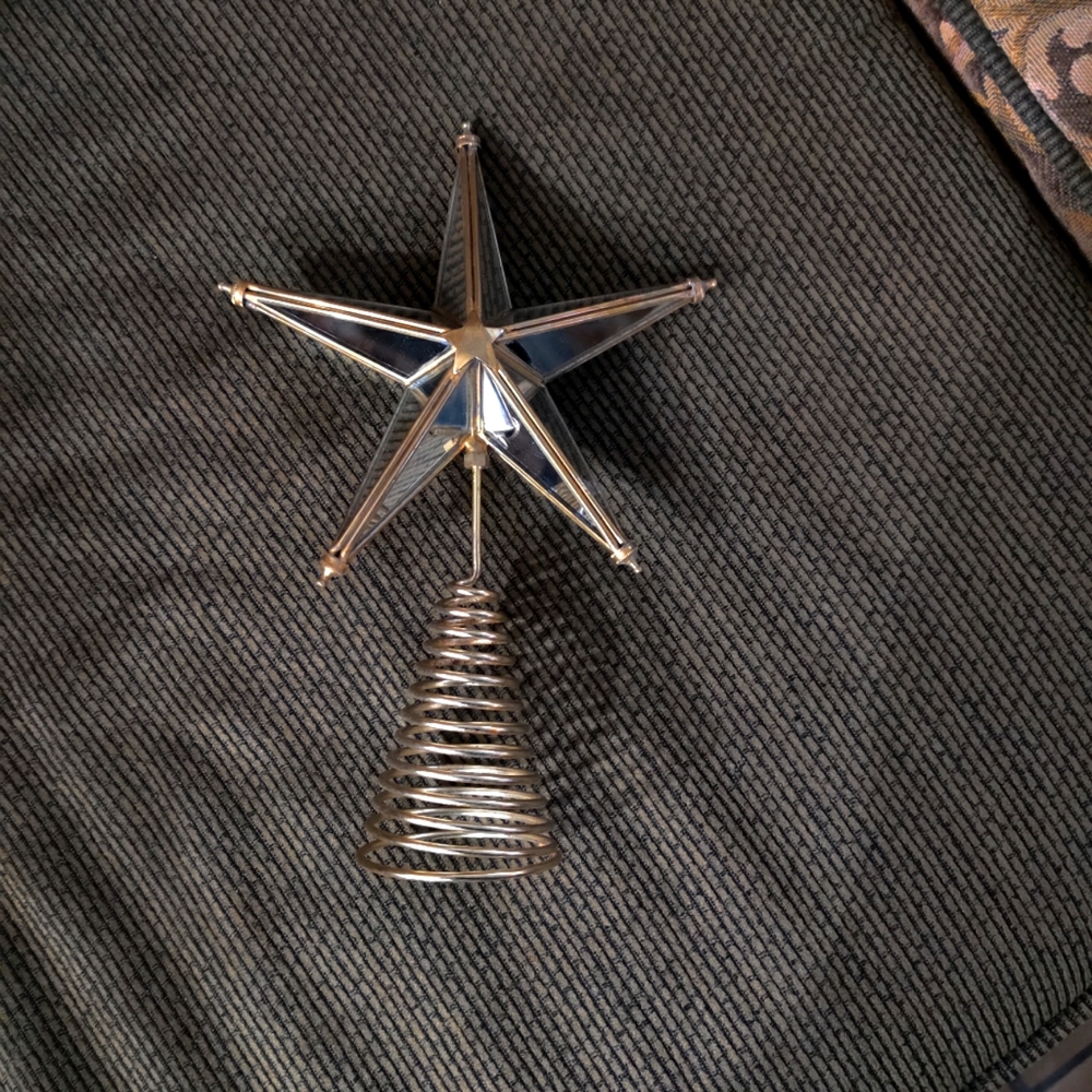 Tree top star for Christmas 🎄 tree
